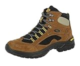 Brütting Chimney Rock Trekking- & Wanderstiefel Unisex Erwachsene, Braun/ Schwarz/ Gelb, 43 EU