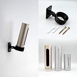 Wandhalterung passend für Netatmo Welcome Überwachungskamera und Wetterstation - Professioneller 3D-Druck - Wandhalter verstellbar & neigbar (Wand Halterung inkl. Schrauben & Dübel)