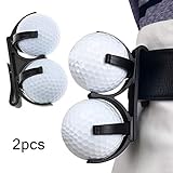 Apofly 2 St. Golf Ballrückholer Golfball Halter Clip Ballhalter Golf Clip Zubehör für Magic Ball Spiele