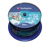 Verbatim CD-R AZO Wide Inkjet Printable - ID Branded 700 MB 50 Stück