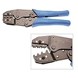 BGS Crimpzange Kabelschuhzange Quetschzange mit Ratschenfunktion Kabelschuhe