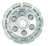 Premium 125mm Diamant-Schleiftopf 22,2 mm doppelreihig Diamantschleifteller