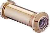 ToniTec Türspion Spion für 35-60 mm Türblätter Weitwinkel Messing PVD Gold Poliert