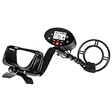 INTEY Metalldetektor Metalldetektoren mit LCD-Touchscreen und Hintergrundbeleuchtung, Hohe Präzision – 4 Modi (Schmuck/Benutzerdefiniert/Münzen/Null) und Pinpoint,Wasserdichte Spule