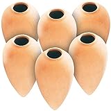 Royal Gardineer Durstkugeln: 2er-Set Terracotta Wasserspender Classico, je 3 Stück (Blumen-Bewässerung)
