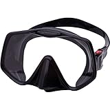 ATOMIC - Frameless 2 Medium schwarz-schwarz Tauchmaske