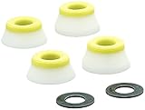 Bones Wheels 91A Hardcore M Set Pack inklusive Washer Lenkgummi, White