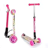 Apollo Fun-Scooter Kids Whiz LED Roller für Kinder ab 3 Jahren, Kinderroller, Kickboard, Tretroller