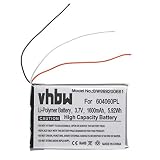 vhbw Akku passend für Becker Professional 70 LMU, Ready 70 LMU, Transit 70 LMU GPS Navigation Navi (1600mAh, 3.7V, Li-Polymer)
