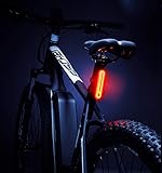 FISCHER Batterie LED Rückleuchte, Rücklicht Fahrrad, Fahrradbeleuchtung, Fahrradrücklicht