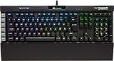 Corsair K95 RGB Platinum Mechanische Gaming Tastatur (Cherry MX Brown: Taktil und Leise, Multi-Color RGB Beleuchtung, QWERTZ) schwarz
