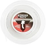 Talbot Torro Badmintonschläger Attacker, Federballschläger für Einsteiger aus gehärtetem Stahl mit klassischer Kopfform, Farbe: Gelb-Blau, 429806