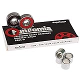 FunTomia 8, 16 oder 32 Stück 608er 2RS MACH1 Renn Kugellager/Lager + Spacer z.B. für Inliner Skates Skateboard Rollerblade Waveboard und Longboards