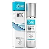 Hyaluron Serum hochkonzentriert - Anti Aging Serum mit 2x Hyaluronsäure, Aloe Vera, Gurkenextrakt, Vitamin B5, B3, Glycerin, Urea - Alle Hauttypen, 50ml Naturkosmetik, Hergestellt in Deutschland