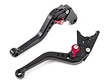 Motorrad Kurz Kupplung Bremshebel CNC Verstellbare Aluminium fur Sportmotorrad CBR 600 F2,F3,F4,F4i CBR900RR CB599/CB600 HORNET CB919 VTX1300 NC700 S/X ein paar(F18/H626) SPL028