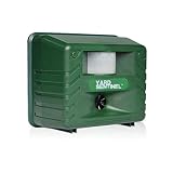 ASPECTEK, Ultraschall-Tierabwehr, batteriebetrieben und mit AC-Adapter für den Außenbereich, wasserdicht, für Hunde, Katzen, Eichhörnchen, Ratte, Wühlmaus, Waschbär, Nager