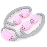 Yoga-Ausrüstung Kunststoff-Klemmbeinmassagegerät zur Entspannung der Wadenmuskulatur(Leg massager pink)