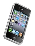Cellular Line INVISIBLECIPHONE4 Hard-Cover inkl. Display Schutzfolie, Mikrofasertuch für iPhone 4/4S transparent