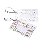 FADACAI Feuchttücherbeutel für Babys, wiederverwendbar, nachfüllbar, tragbar, 2 Stück