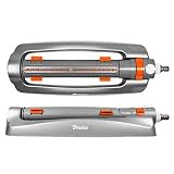Bradas WL-Z22 Viereckregner 375 qm, Rasensprenger, Regner, Sprinkler, Bewässerung, Kreisregner, Grau, 10x5x5 cm
