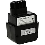 Akku für metabo Bohrschrauber BE at 9,6/ 2R+L, 9,6V, NiMH