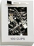 Fripac-Medis Stahl-Haarclips, einschenklig, lang, Schachtel mit 100 Stück