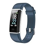 YAMAY Fitness Armband,Wasserdicht IP68 Fitness Tracker mit Pulsmesser 0,96 Zoll Farbbildschirm Aktivitätstracker Fitness Uhr Smartwatch Pulsuhren fitnessarmband Schrittzähler Uhr für Damen Herren