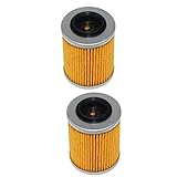 H HILABEE 2 Stück Hochleistungs Ölfilter Motorölfilter Ersatzfilter für CFMOTO CF800 2013-2018 Series, fit für 6-8mm Ölschlauch