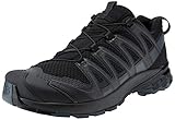 Salomon Damen XA PRO 3D V8, Leichte Schuhe für Trail Running und Wandern,Schwarz (Black/Phantom/Ebony),41 1/3 EU