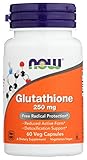Now Foods Glutathione 250 mg Standard, 60 Kapseln