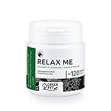 GreenPet Relax Me 120 Tabletten - Beruhigungsmittel für Hunde, Extra Stark bei Angst, Stress, Autofahrt & Reise - Zur Beruhigung und Entspannung, Baldrian, Johanniskraut - Made in Germany