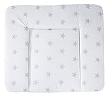 roba Wickelauflage Little Stars, 85 x 75 cm, weiche Wickelunterlage, Baby Wickeltischauflage PU beschichtet