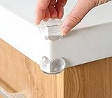 12X 3M (separat Kleber) Tischkantenschutz Stoßschutz für Baby und Kinder Eckenschutz und Kantenschutz Kindersicherung für Tisch Möbel Ecken Baby Schutz