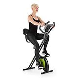 Capital Sports XBK700 Pro X-Bike Heimtrainer, Riemenantrieb, Magnetwiderstand, 8 Stufen, Pulsmesser, Trainingscomputer, Schwungmasse: 8 kg, Tablet-Halterung, max.: 100 kg, schwarz/grün
