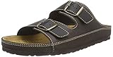Lico NATURAL MAN Niedrige Hausschuhe Herren, Braun/ Schwarz, 40 EU