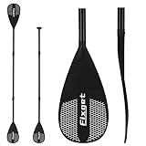 Fixget Paddel für SUP Kajak, 2 IN 1 Paddel für Stand-Up Paddling Einstellbare Länge für Personen über 152 cm,Leicht Aluminiumstange PP & Glasfaserblatt
