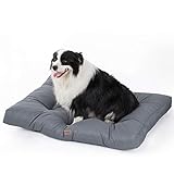 Bedsure Hundekissen für Kleine Hunde Wasserdicht 75 x 50 cm - Gepolstert Hundematte Hundebett Waschbar Outdoor Geeignet