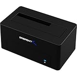 Sabrent USB 3.1-zu-SATA-Dockingstation für Externe 2,5 oder 3,5-Zoll-HDD, SSD Festplatten [Enthält Typ-C und Typ-A Kabel, welche UASP- und 10-TB-Laufwerke unterstützen] (DS-UTC1)