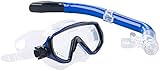 Speeron Tauchmaske: Schnorchel-Set für Kinder, Taucherbrille mit gehärtetem Glas (Tauchbrille)