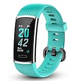 LETSCOM Fitness Tracker mit IP68 Wasserdicht Pulsmesser, Fitness Armband Kalorienzähler Schrittzähler Aktivitätstracker Schlafmonitor, Farbbildschirm Fitnessuhr für Frauen Männer