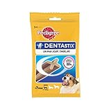 Pedigree Snacks DentaStix für junge und kleine Hunde (4-10kg) 7 Stück, 5er Pack (5 x 110 g)