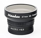 Minadax 0.42x Fisheye Vorsatz Fuer Fujifilm FinePix E500, E510-37mm