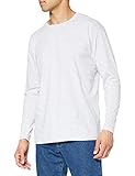 Fruit of the Loom Herren Valueweight Long Sleeve Sporttop, grau meliert, L