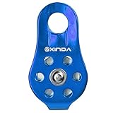 TRIWONDER 20kN Seilrolle, Sicherungsgerät, Sicherungs- und Abseilgerät (Blau)