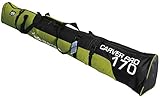Brubaker Henry Skisack Carver PRO 2.0 gepolsterte Skitasche Gelbgrün/Schwarz 170 cm