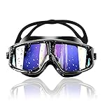 Zorara Schwimmbrillen für Erwachsene, Schwimmbrille mit Antibeschlag und UV Schutz, Unisex Training Freizeit Schwimmbrille, Anti-Fog Beschichtung Swimming Goggles für Männer Frauen (Schwarz)