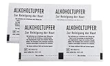 Alkoholtupfer 2-lagig 65 x 30mm Tupfer Alkohol 100 Stück