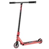 Albott Stunt Scooter Sports Pro Scooter BOLTC200 Stunt Trick Push Scooter- 360 Grad Steet Fixed Bar Trickscooter, Freestyle-Roller,Funscooter für Kinder Erwachsene (Rot)