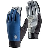Black Diamond Trekker Handschuhe / Leichte Sporthandschuhe für Wanderungen bei warmen Wetter / Fingerhandschuhe mit perfekter Passform & gegen Blasenbildungen / Blau, Unisex, Größe: S