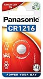 Panasonic CR1216 (1) X eine Lithium Knopfzelle 3 V Blisterverpackung